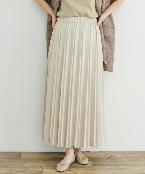 ITEMS URBANRESEARCH(アイテムズ アーバンリサーチ)の「フェイクスエードプリーツスカート(スカート・レディース・カーキ/ライトベージュ/モカ/ブラック・FREE)」の13枚目の写真
