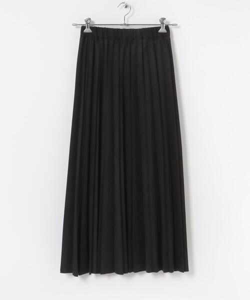 セール】フェイクスエードプリーツスカート（スカート）｜ITEMS