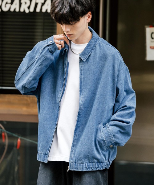 Rick Owens Larry Color Block デニムジャケット Rick Owens Larry Color Block デニムジャケット