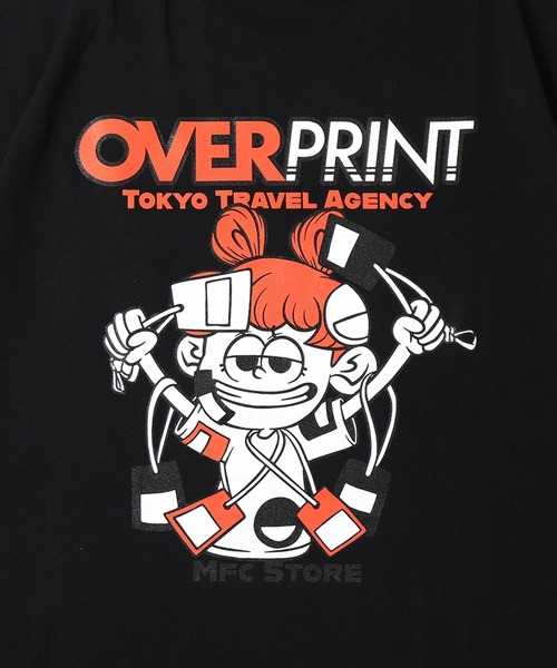 over print x MFC STORE TOKYO AGENCY TEE（Tシャツ/カットソー）｜over print（オーバープリント）
