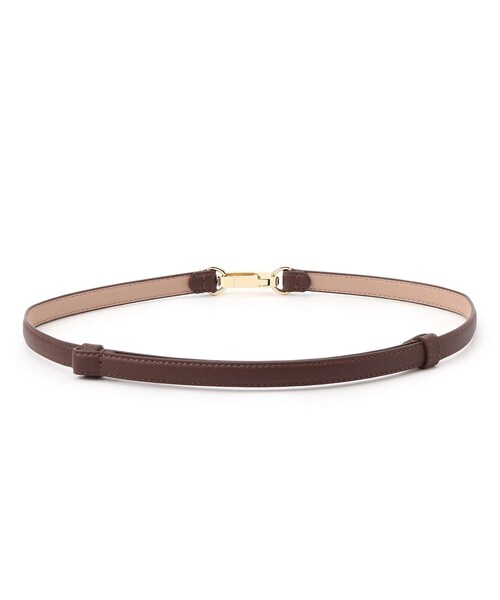 SHOO・LA・RUE（シューラルー）の「スライドビット風スムースベルト（ベルト・レディース・ブラック/ブラウン系その他/ダークブラウン・00）」の7枚目の写真