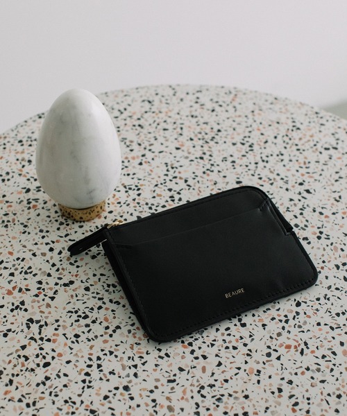 BEAURE ヴュレ カウレザー キーチェーン付 スリムウォレット（カードケース）｜Beau're（ヴュレ）