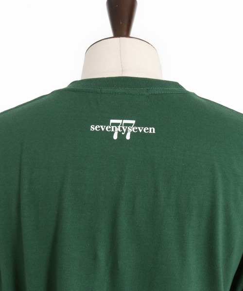 seventy seven(セブンティセブン)の「mt9203- middle onz S-S t-shirts (sunsmile) Tシャツ(Tシャツ/カットソー・メンズ・ブラック/グリーン系その他/ホワイト・S/M/L/XL)」の19枚目の写真