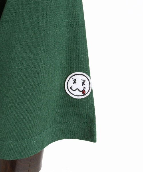 seventy seven(セブンティセブン)の「mt9203- middle onz S-S t-shirts (sunsmile) Tシャツ(Tシャツ/カットソー・メンズ・ブラック/グリーン系その他/ホワイト・S/M/L/XL)」の20枚目の写真