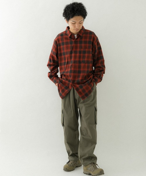 よっぴー様WAREHOUSE サンフォライズド チェックシャツ L サンサーフ HAWAIIAN WORK WEAR パラカ チェック シャツ SS39127