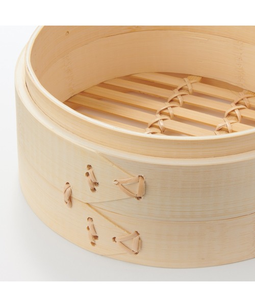 無印良品（ムジルシリョウヒン）の「竹材　蒸篭（せいろ）／本体　深型　小　約直径１８×高さ８ｃｍ（鍋/フライパン・メンズ・その他・FREE）」の5枚目の写真