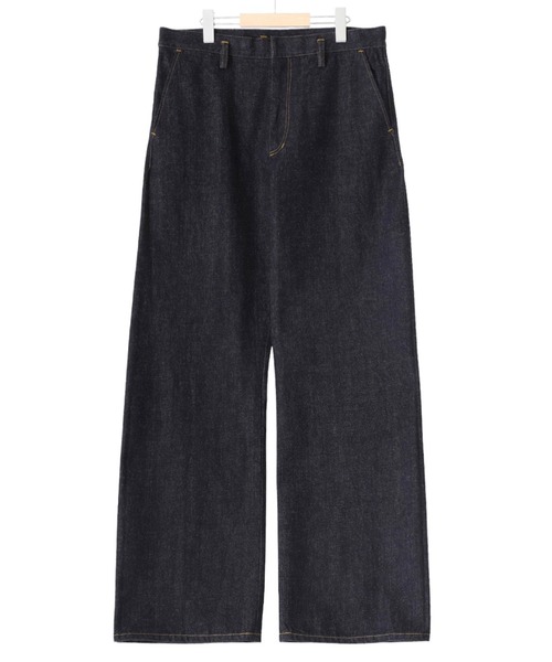 PORT BY ARK（ポートバイアーク）の「PORT BY ARK / ポートバイアーク：Seamless Denim Pants：PO16-P001[COR]（デニムパンツ・メンズ・インディゴブルー・1/2）」の5枚目の写真