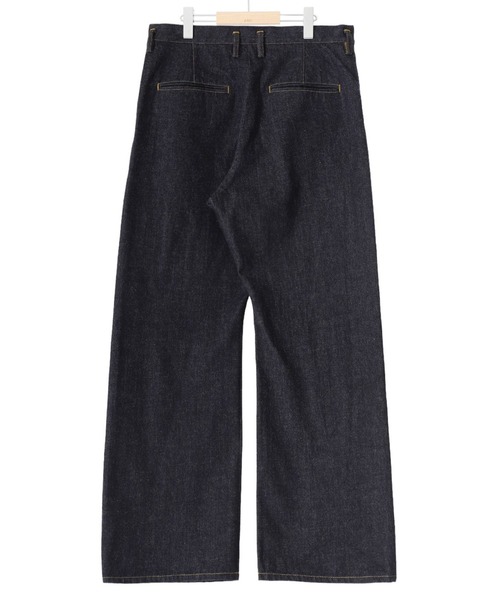 PORT BY ARK（ポートバイアーク）の「PORT BY ARK / ポートバイアーク：Seamless Denim Pants：PO16-P001[COR]（デニムパンツ・メンズ・インディゴブルー・1/2）」の6枚目の写真