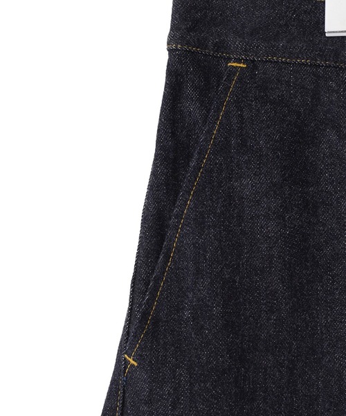 PORT BY ARK（ポートバイアーク）の「PORT BY ARK / ポートバイアーク：Seamless Denim Pants：PO16-P001[COR]（デニムパンツ・メンズ・インディゴブルー・1/2）」の8枚目の写真