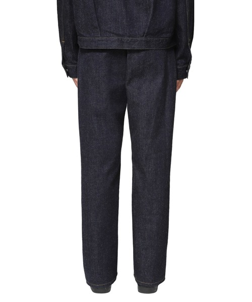 PORT BY ARK（ポートバイアーク）の「PORT BY ARK / ポートバイアーク：Seamless Denim Pants：PO16-P001[COR]（デニムパンツ・メンズ・インディゴブルー・1/2）」の14枚目の写真