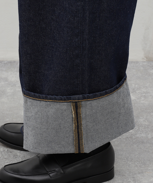 INSCRIRE(アンスクリア)の「INSCRIRE(アンスクリア) Denime Loose Fit Pants Rigid ID-PT33ARIGID(デニムパンツ・メンズ・ネイビー・34/32)」の14枚目の写真
