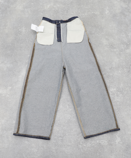 INSCRIRE(アンスクリア) Denime Loose Fit Pants Rigid ID-PT33ARIGID