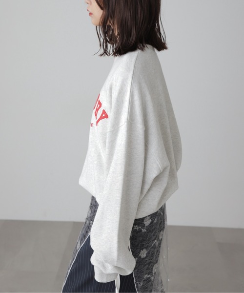 FREE'S MART（フリーズマート）の「◆カレッジロゴスウェット（スウェット・レディース・ネイビー/ホワイト/グリーン/グレー・FREE）」の19枚目の写真