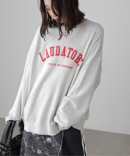 FREE'S MART（フリーズマート）の「◆カレッジロゴスウェット（スウェット・レディース・ネイビー/ホワイト/グリーン/グレー・FREE）」の16枚目の写真