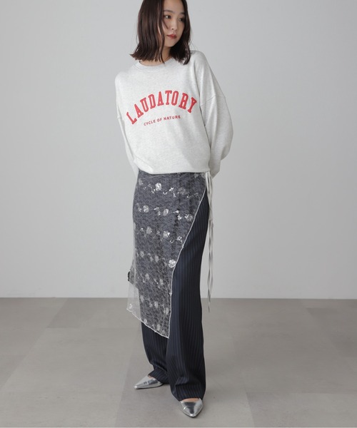 FREE'S MART（フリーズマート）の「◆カレッジロゴスウェット（スウェット・レディース・ネイビー/ホワイト/グリーン/グレー・FREE）」の15枚目の写真