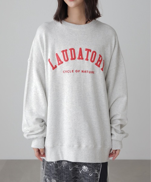 FREE'S MART（フリーズマート）の「◆カレッジロゴスウェット（スウェット・レディース・ネイビー/ホワイト/グリーン/グレー・FREE）」の11枚目の写真