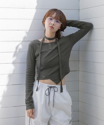 3.3 Field Trip  | 3.3 Field Trip／マフラーツキボタンロングスリーブ(Tシャツ/カットソー)