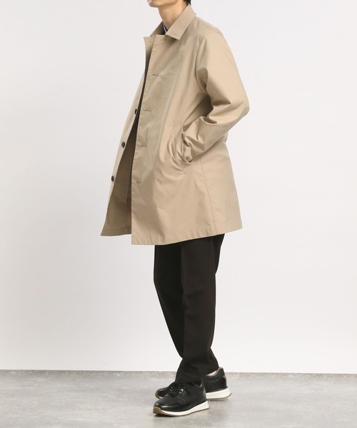 GLOBAL WORK Smile Seed Store（グローバルワーク スマイルシードストア）の「ショートステンカラーコート/175896（ステンカラーコート・メンズ・ネイビー/ベージュ・LARGE/MEDIUM/SMALL）」の5枚目の写真