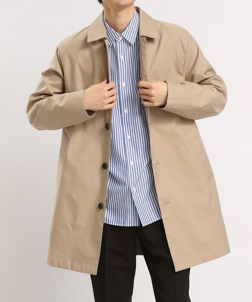 GLOBAL WORK Smile Seed Store（グローバルワーク スマイルシードストア）の「ショートステンカラーコート/175896（ステンカラーコート・メンズ・ネイビー/ベージュ・LARGE/MEDIUM/SMALL）」の7枚目の写真