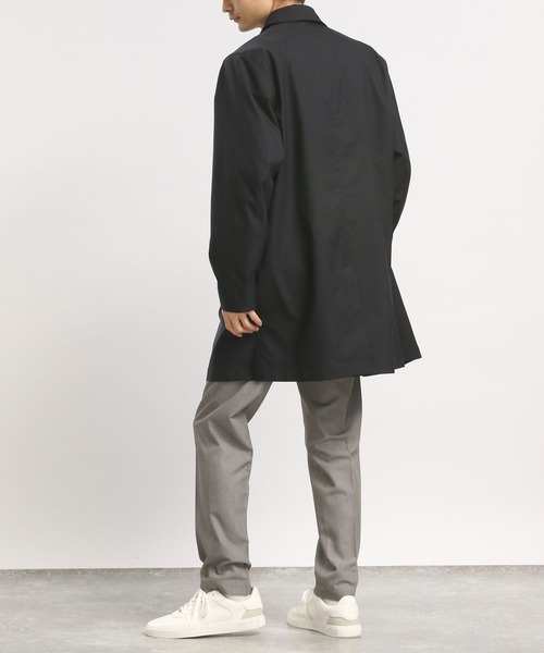 GLOBAL WORK Smile Seed Store（グローバルワーク スマイルシードストア）の「ショートステンカラーコート/175896（ステンカラーコート・メンズ・ネイビー/ベージュ・LARGE/MEDIUM/SMALL）」の12枚目の写真