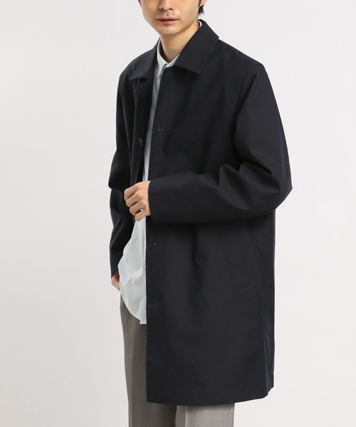 GLOBAL WORK Smile Seed Store（グローバルワーク スマイルシードストア）の「ショートステンカラーコート/175896（ステンカラーコート・メンズ・ネイビー/ベージュ・LARGE/MEDIUM/SMALL）」の14枚目の写真