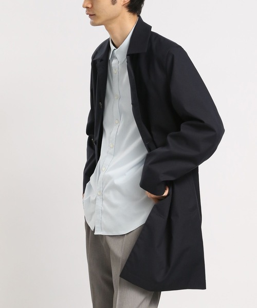 GLOBAL WORK Smile Seed Store（グローバルワーク スマイルシードストア）の「ショートステンカラーコート/175896（ステンカラーコート・メンズ・ネイビー/ベージュ・LARGE/MEDIUM/SMALL）」の15枚目の写真