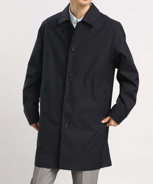 GLOBAL WORK Smile Seed Store（グローバルワーク スマイルシードストア）の「ショートステンカラーコート/175896（ステンカラーコート・メンズ・ネイビー/ベージュ・LARGE/MEDIUM/SMALL）」の16枚目の写真