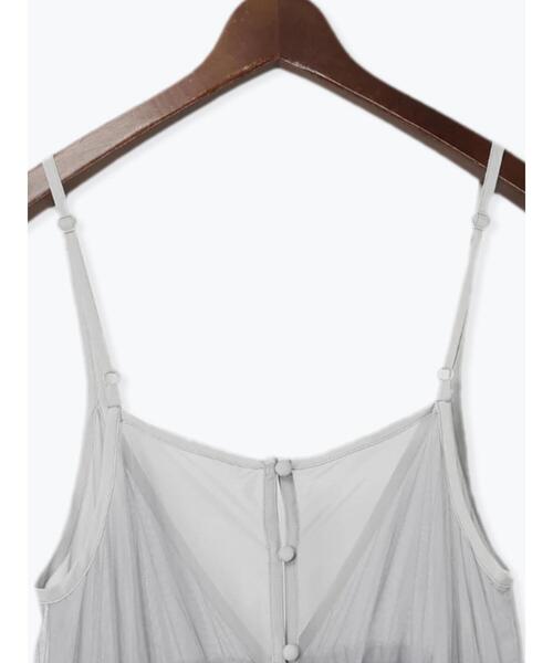 Te chichi(テチチ)の「前後2WAYレイヤードキャミワンピース(ワンピース・レディース・オフホワイト/グレー/ブラック・F)」の21枚目の写真