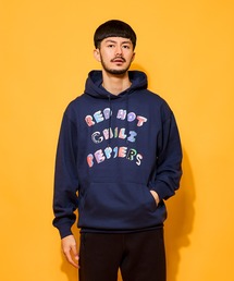 MUSIC TEE（ミュージックティー）の「P/O HOODIE RHCP “COLORFUL LETTERS”/プルオーヴァー フーディ― レッド ホット チリ ペッパーズ ”カラフル レターズ”（パーカー）」