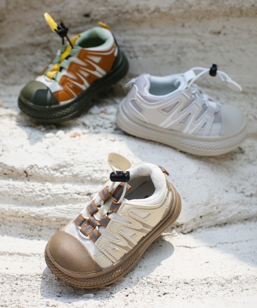 TOPSTAR（トップスター）の「KIDS TOPSTAR アジャスタースニーカー（スニーカー・キッズ・アイボリー/カーキ/Moca・23inch/25inch/26inch/27inch/28inch/29inch）」の4枚目の写真