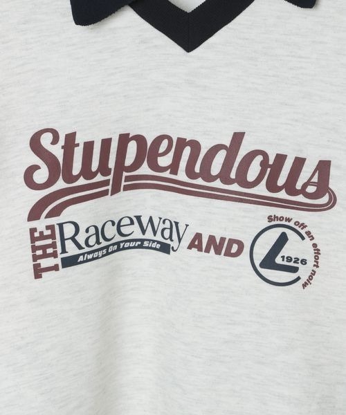 PBLIM（ページボーイリム）の「PBLIM/ライトスウェットゲームシャツ（スウェット・レディース・ネイビー/ブラウン・FREE）」の11枚目の写真