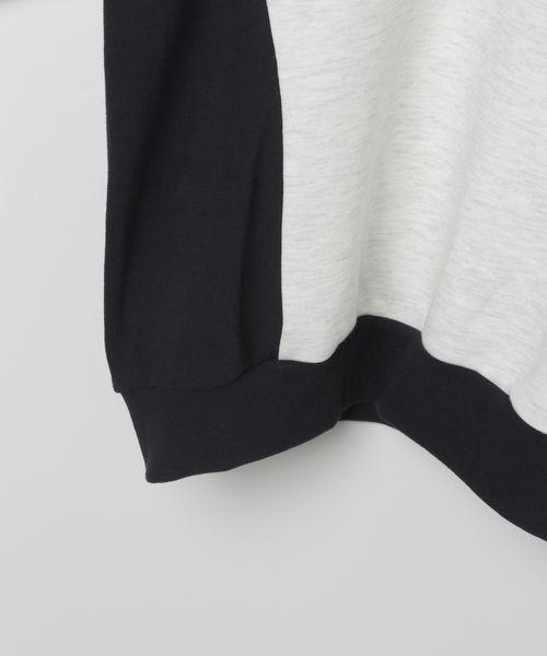 PBLIM（ページボーイリム）の「PBLIM/ライトスウェットゲームシャツ（スウェット・レディース・ネイビー/ブラウン・FREE）」の13枚目の写真