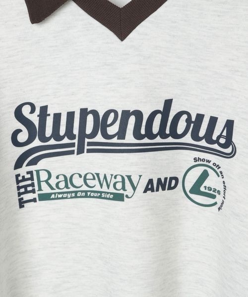 PBLIM（ページボーイリム）の「PBLIM/ライトスウェットゲームシャツ（スウェット・レディース・ネイビー/ブラウン・FREE）」の21枚目の写真