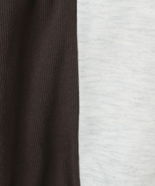 PBLIM（ページボーイリム）の「PBLIM/ライトスウェットゲームシャツ（スウェット・レディース・ネイビー/ブラウン・FREE）」の22枚目の写真