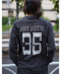 BEN DAVIS/PROJECT LINE（ベンデイビスプロジェクトライン）の「《BEN DAVIS PROJECT LINE》PRINT LONG T-SHIRTS（Tシャツ/カットソー）」