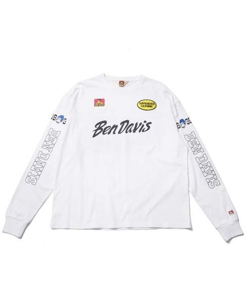 BEN DAVIS（ベンデイビス）の「《BEN DAVIS PROJECT LINE》PRINT LONG T-SHIRTS（Tシャツ/カットソー・メンズ・ホワイト/ブラック/オリーブ・MEDIUM/LARGE/X-LARGE）」の9枚目の写真