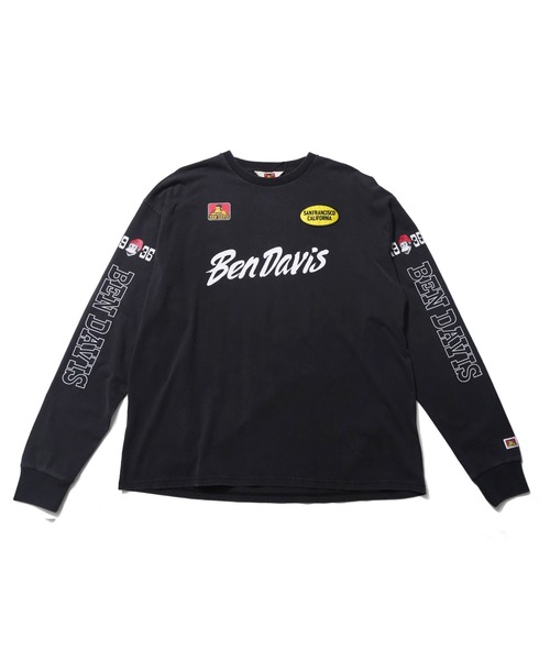 BEN DAVIS（ベンデイビス）の「《BEN DAVIS PROJECT LINE》PRINT LONG T-SHIRTS（Tシャツ/カットソー・メンズ・ホワイト/ブラック/オリーブ・MEDIUM/LARGE/X-LARGE）」の10枚目の写真
