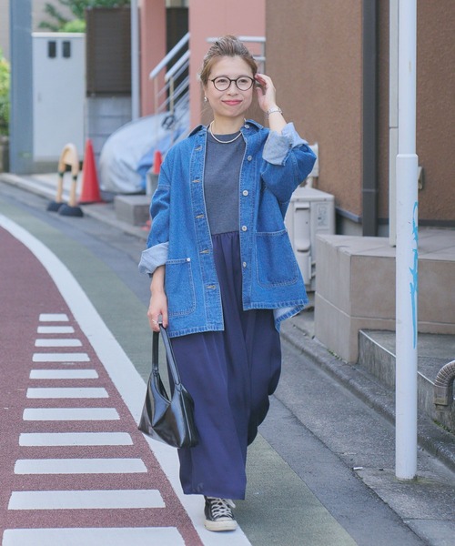 studio CLIP（スタディオクリップ）の「【CLIP BY STAFF/MINAKO企画】ボトルネックドッキングニットワンピース（ワンピース・レディース・その他1/チャコール/ブラック/カーキ・FREE）」の17枚目の写真