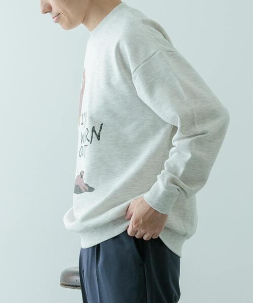 ITEMS URBANRESEARCH（アイテムズ アーバンリサーチ）の「クルーネックスエット sampo（スウェット・メンズ・ブラック/グレー/オートミール・MEDIUM/LARGE）」の16枚目の写真