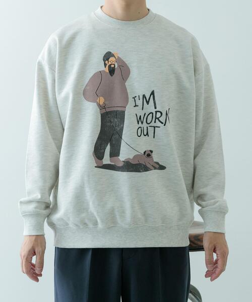 ITEMS URBANRESEARCH（アイテムズ アーバンリサーチ）の「クルーネックスエット sampo（スウェット・メンズ・ブラック/グレー/オートミール・MEDIUM/LARGE）」の19枚目の写真