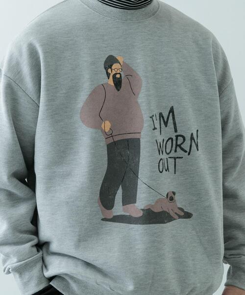 ITEMS URBANRESEARCH（アイテムズ アーバンリサーチ）の「クルーネックスエット sampo（スウェット・メンズ・ブラック/グレー/オートミール・MEDIUM/LARGE）」の10枚目の写真