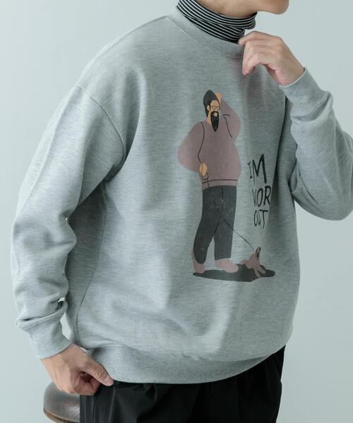 ITEMS URBANRESEARCH（アイテムズ アーバンリサーチ）の「クルーネックスエット sampo（スウェット・メンズ・ブラック/グレー/オートミール・MEDIUM/LARGE）」の11枚目の写真