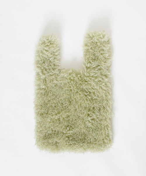 SMELLY（スメリー）の「シャギーボリュームバッグ（ハンドバッグ・レディース・ブルー/グレー/ミント・-）」の13枚目の写真