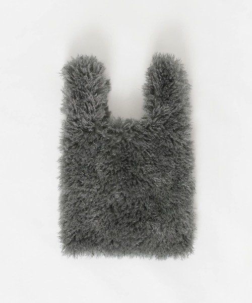 SMELLY（スメリー）の「シャギーボリュームバッグ（ハンドバッグ・レディース・ブルー/グレー/ミント・-）」の14枚目の写真