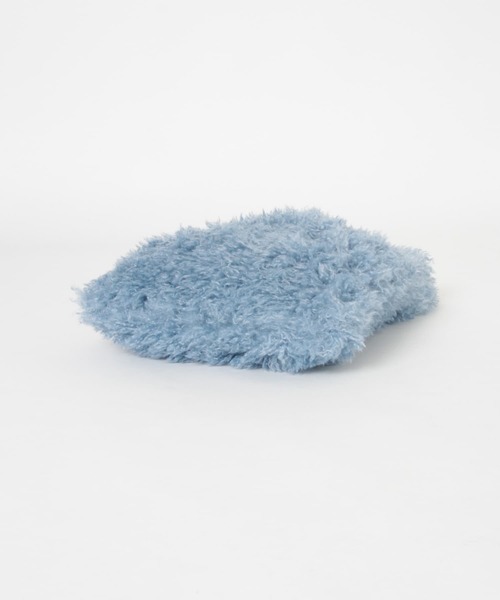 SMELLY（スメリー）の「シャギーボリュームバッグ（ハンドバッグ・レディース・ブルー/グレー/ミント・-）」の5枚目の写真