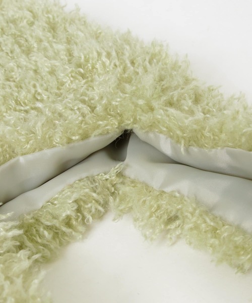 SMELLY（スメリー）の「シャギーボリュームバッグ（ハンドバッグ・レディース・ブルー/グレー/ミント・-）」の7枚目の写真