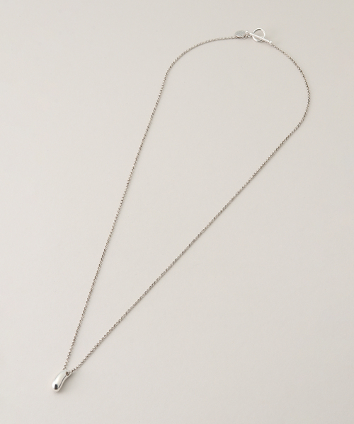PHILIPPE AUDIBERT（フィリップ オーディベール）の「PHILIPPE AUDIBERT SLOBE別注 ドロップネックレス CO6407:AR(SA)（ネックレス・レディース・シルバー・FREE）」の4枚目の写真