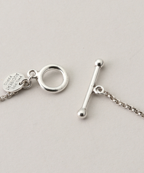 PHILIPPE AUDIBERT（フィリップ オーディベール）の「PHILIPPE AUDIBERT SLOBE別注 ドロップネックレス CO6407:AR(SA)（ネックレス・レディース・シルバー・FREE）」の6枚目の写真