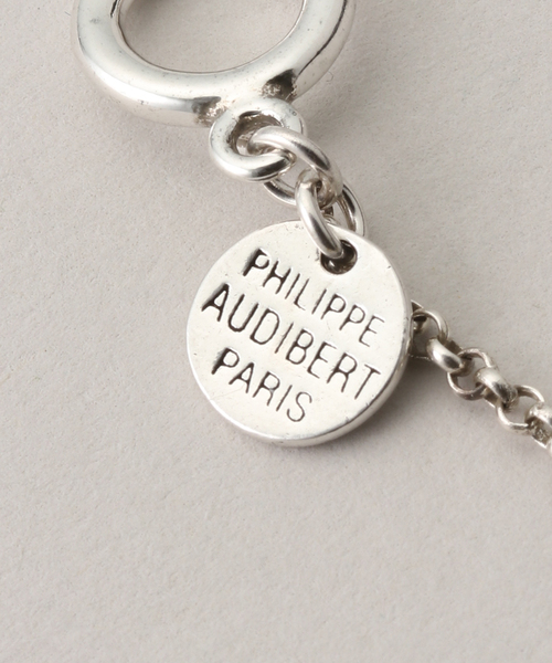 PHILIPPE AUDIBERT（フィリップ オーディベール）の「PHILIPPE AUDIBERT SLOBE別注 ドロップネックレス CO6407:AR(SA)（ネックレス・レディース・シルバー・FREE）」の7枚目の写真