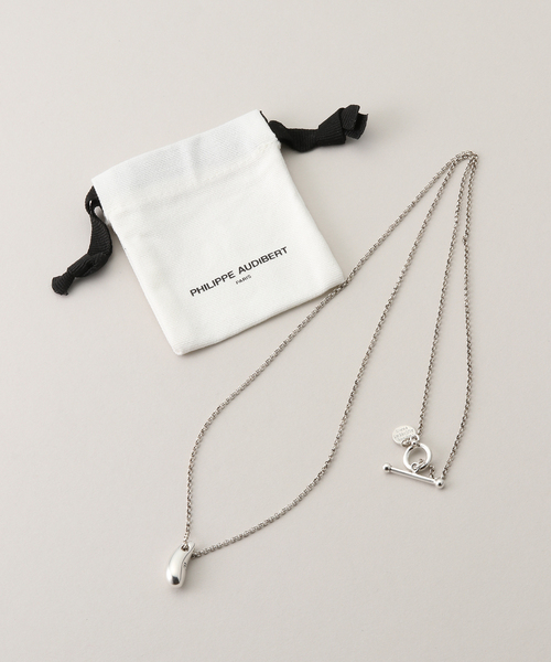 PHILIPPE AUDIBERT（フィリップ オーディベール）の「PHILIPPE AUDIBERT SLOBE別注 ドロップネックレス CO6407:AR(SA)（ネックレス・レディース・シルバー・FREE）」の10枚目の写真
